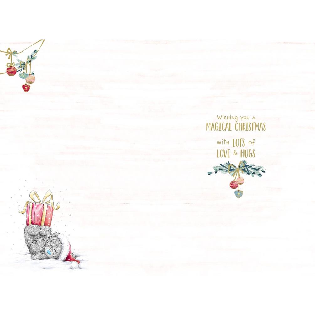 Lovely Sister Me to You Bear Christmas Card Extra Image 1